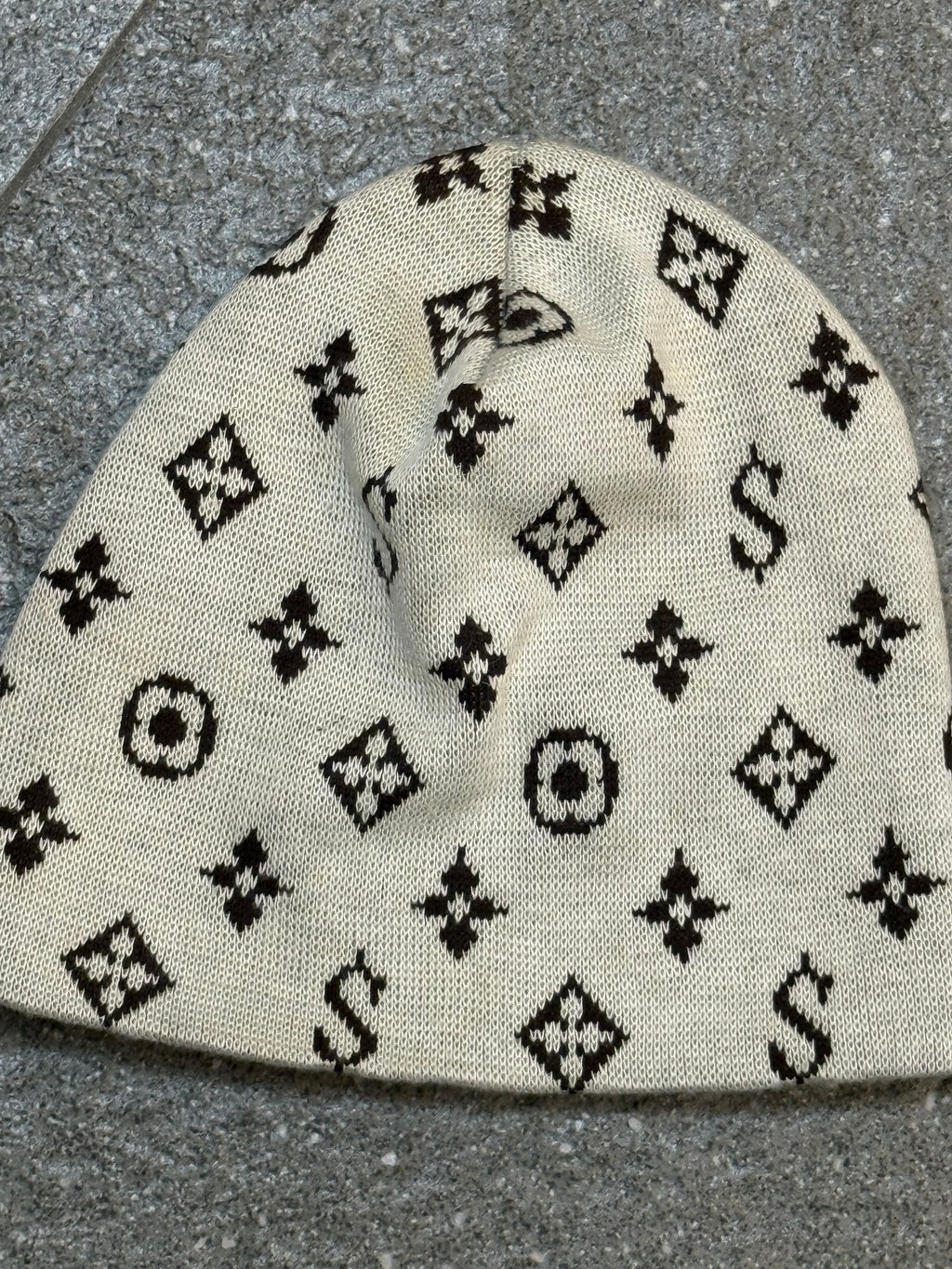 00’s SUPREME LV “BOOT” MONOGRAM BEANIE