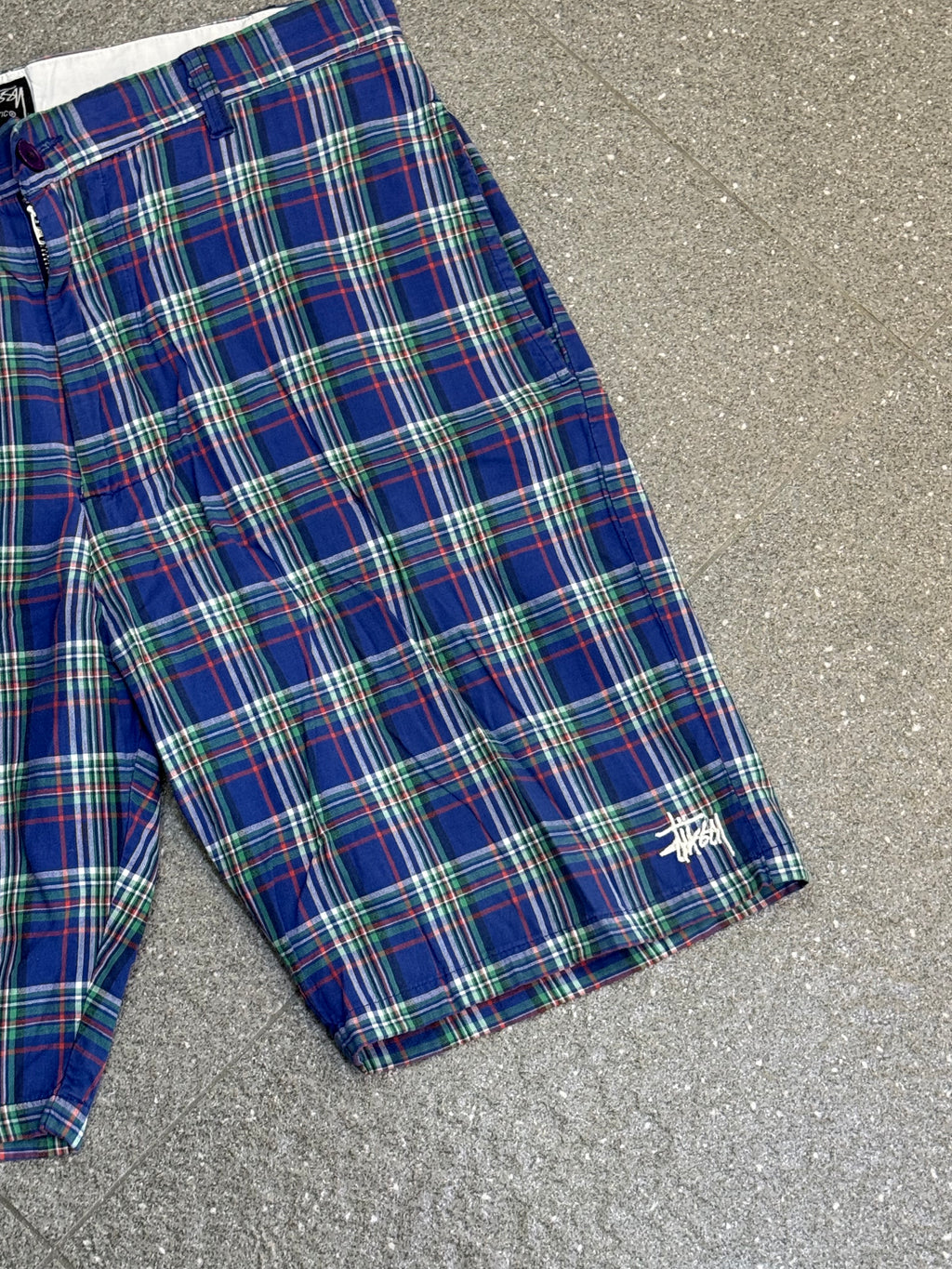 VTG Stussy Plaid Shorts