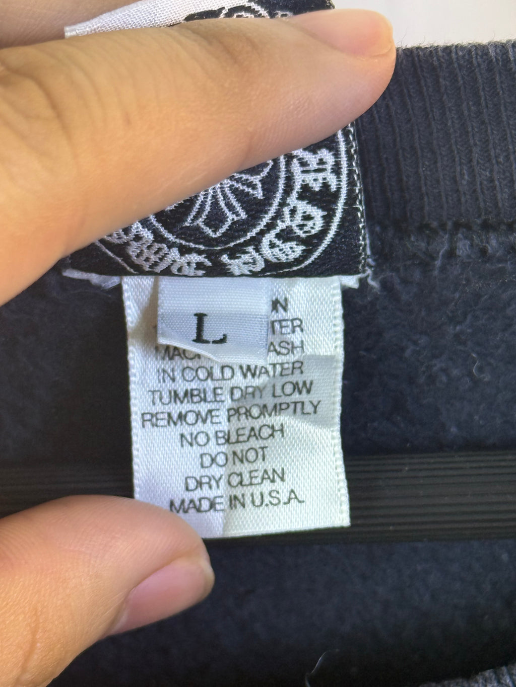 RARE VINTAGE CHROME HEARTS HORSESHOE CREWNECK SWEATER