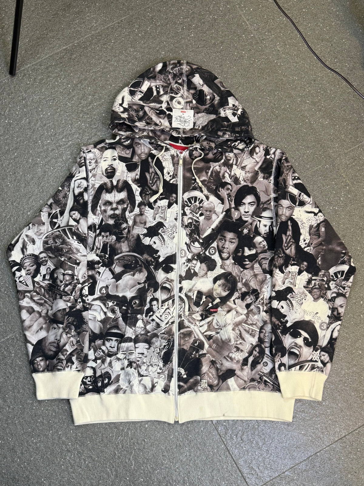 '06 Supreme Phase II Zip Up Hoodie