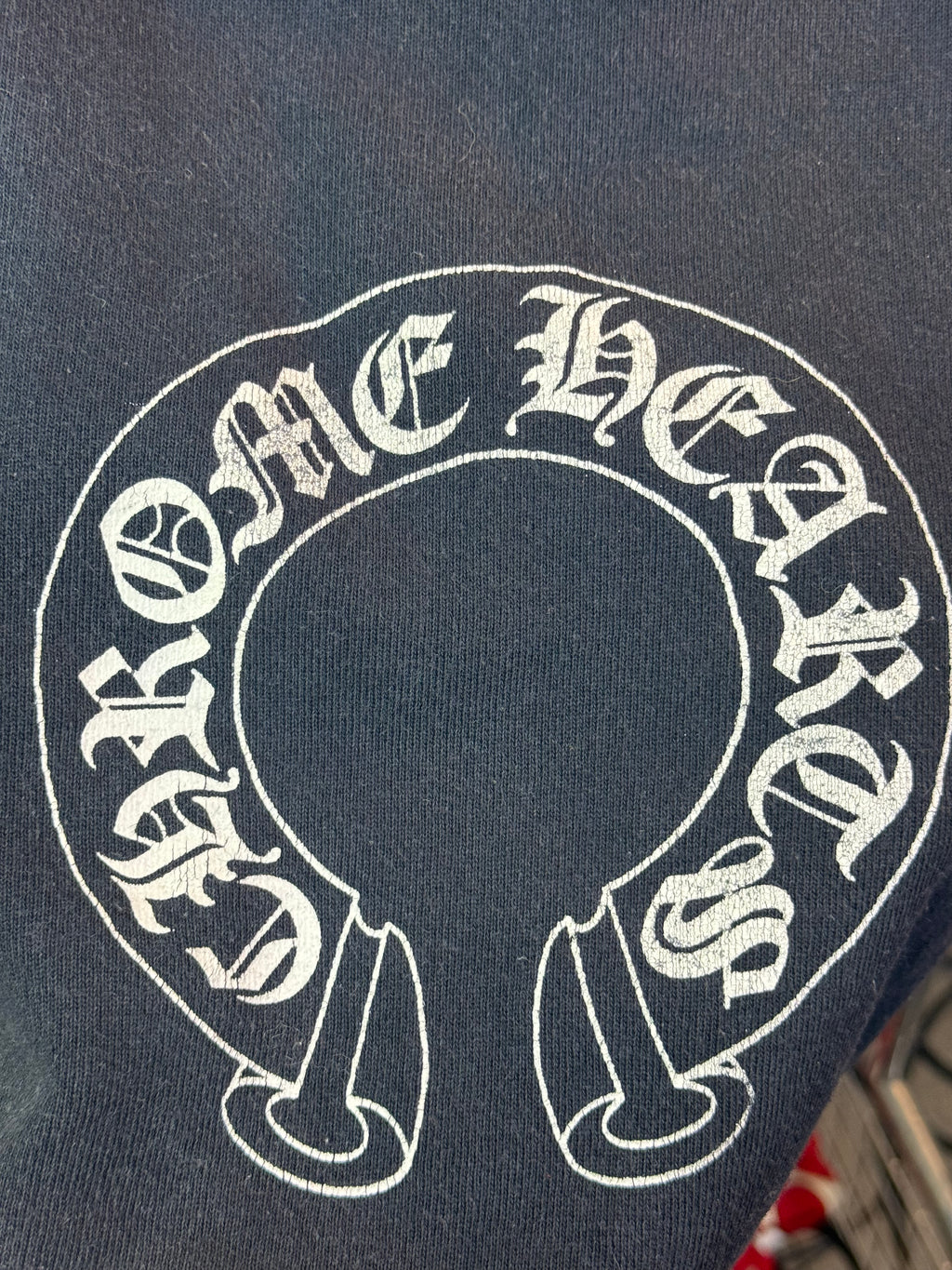 RARE VINTAGE CHROME HEARTS HORSESHOE CREWNECK SWEATER