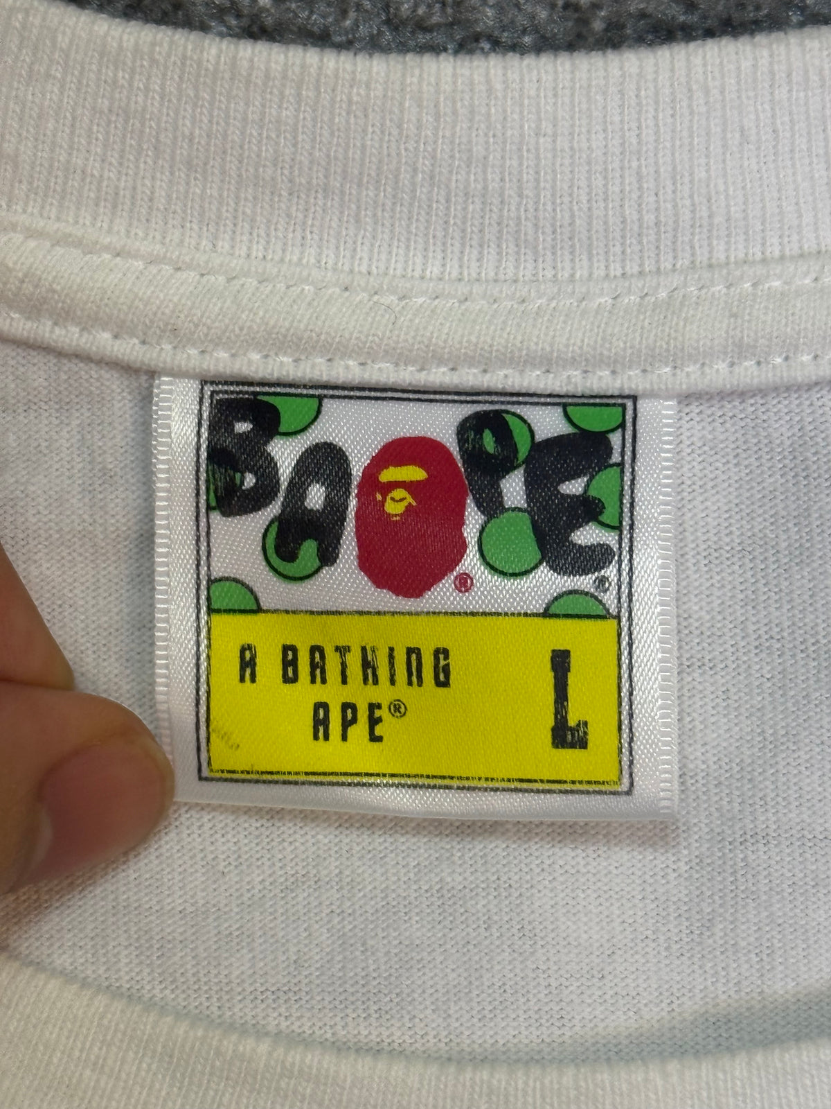 A Bathing Ape College Logo Tee
