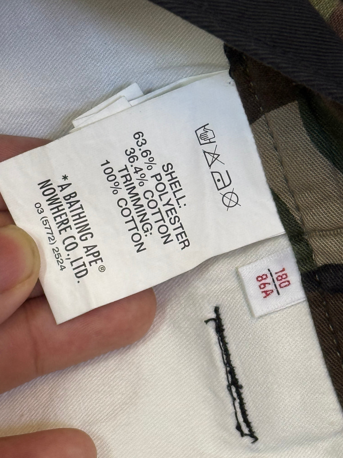 AAPE "APUNVS" Black Cargo Shorts