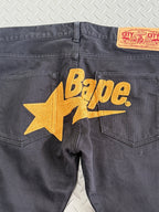 BAPE Embroiderd Logo Chino Pants - Size M