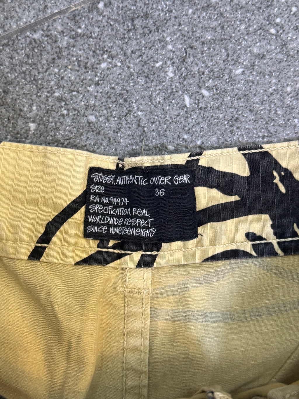 Stussy X Futura Cargo Shorts