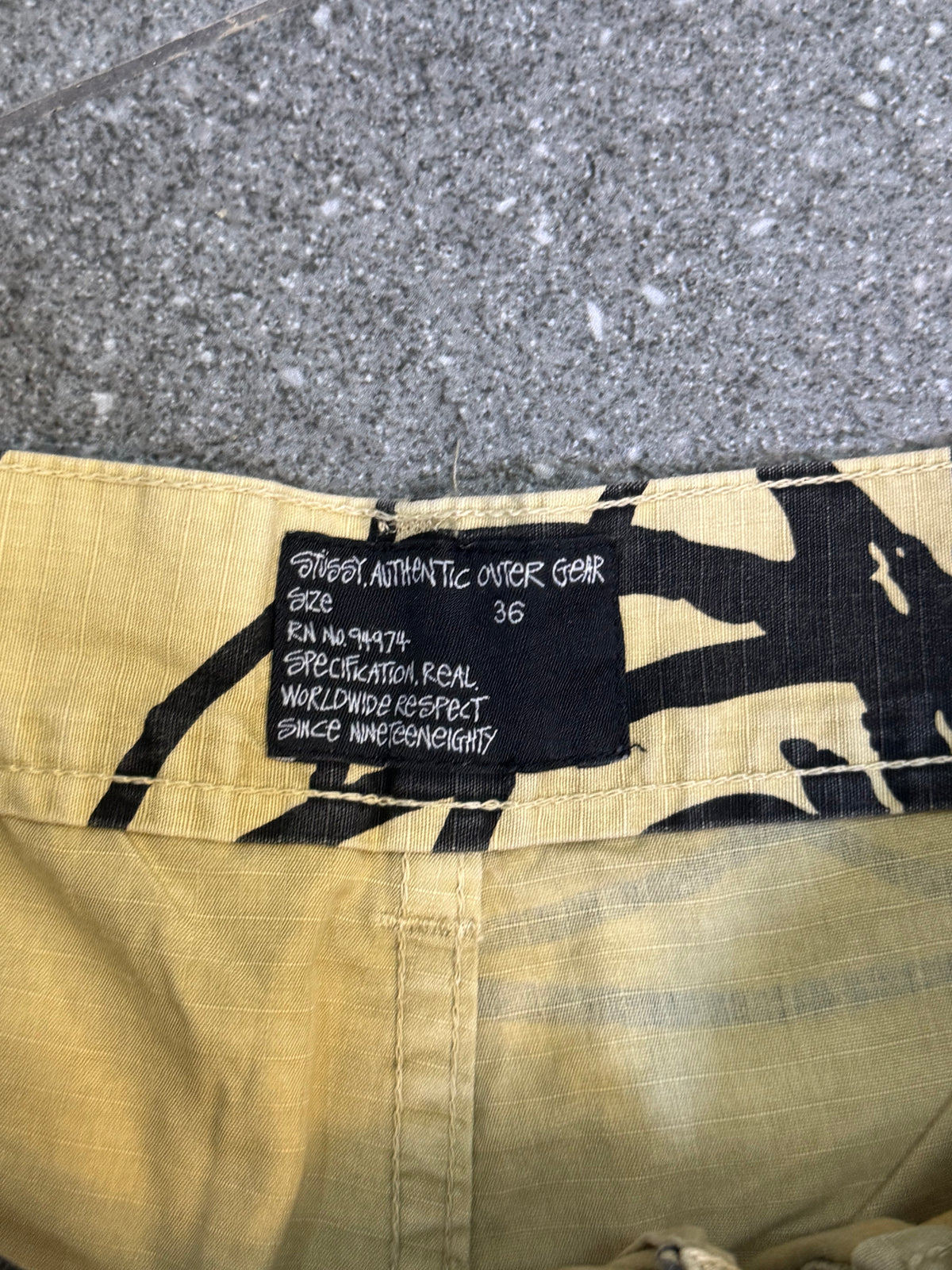 Stussy X Futura Cargo Shorts