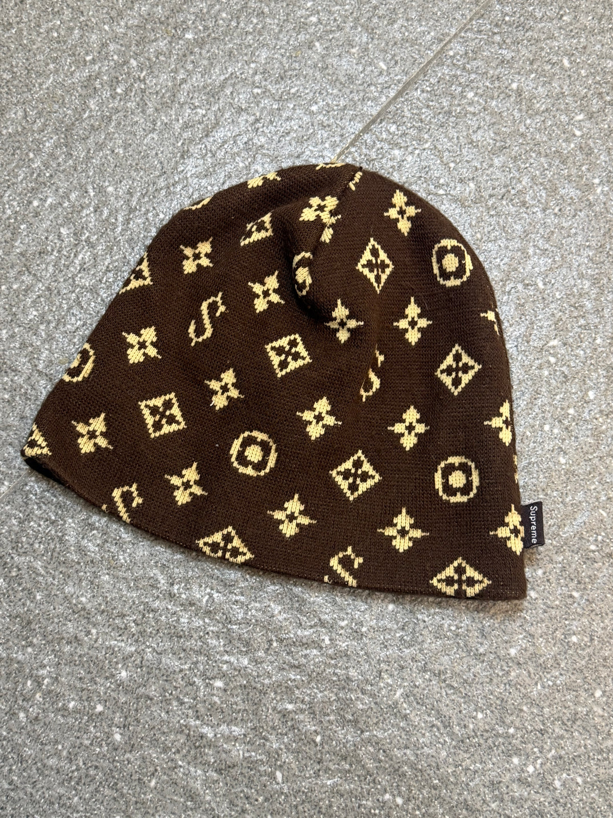00’s Supreme LV Boot Monogram Beanie