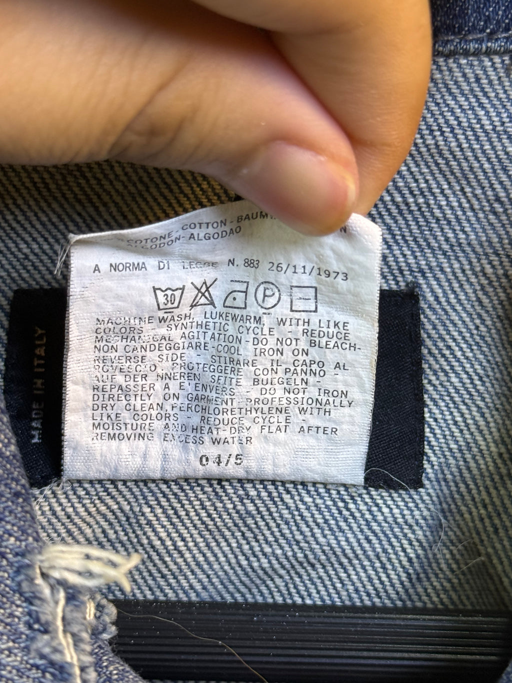 Dolce and Gabbana Distressed Patchwork Denim Jacket