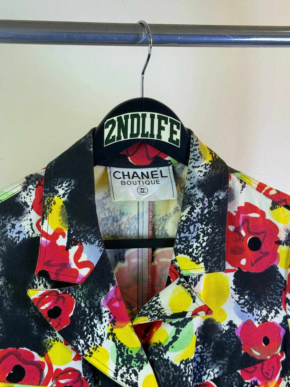SS97 Chanel Runway Floral Dress