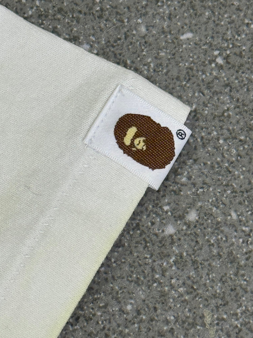 A Bathing Ape Tie Dye Big Head Mirror Tee