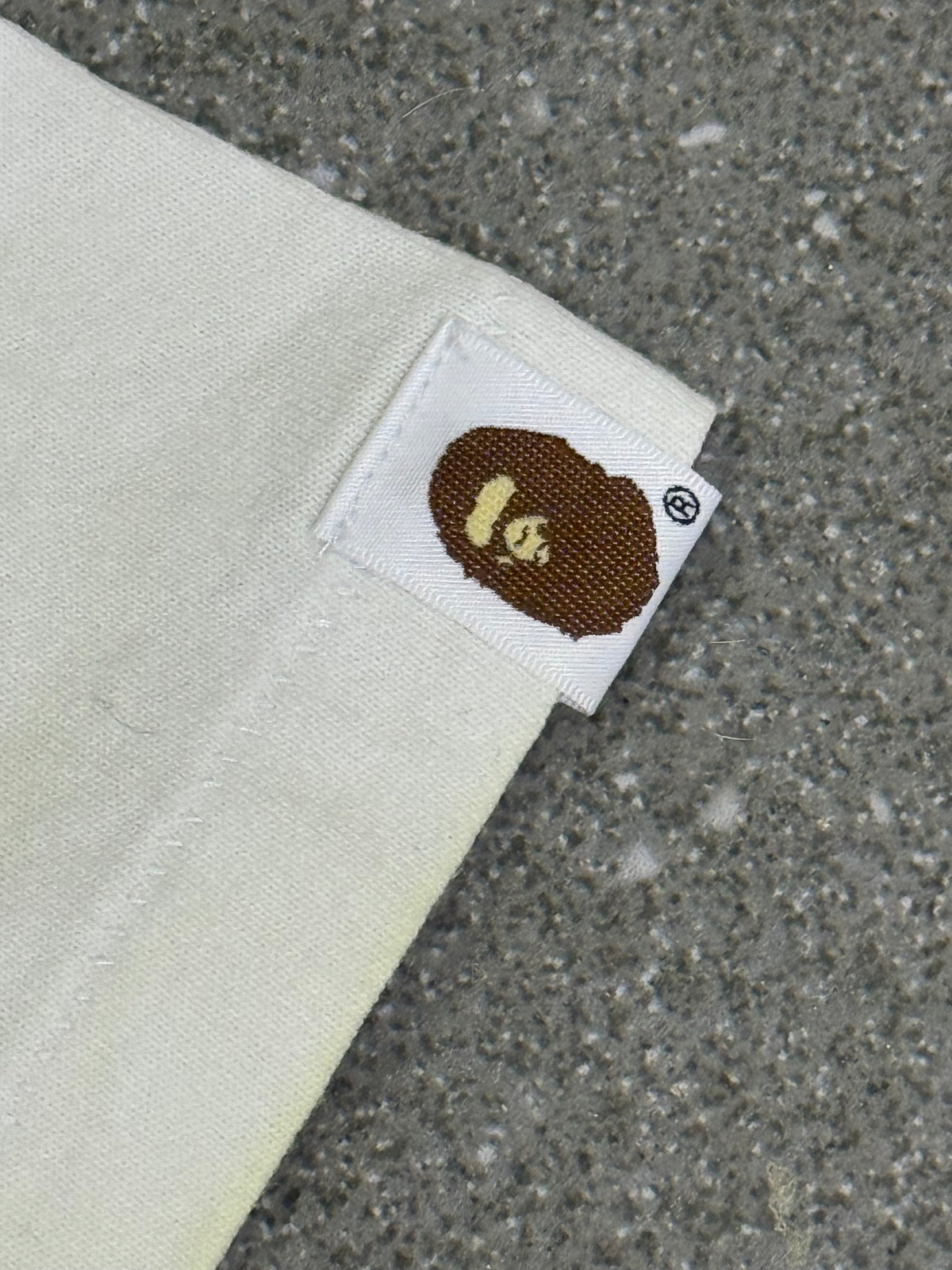 A Bathing Ape Tie Dye Big Head Mirror Tee