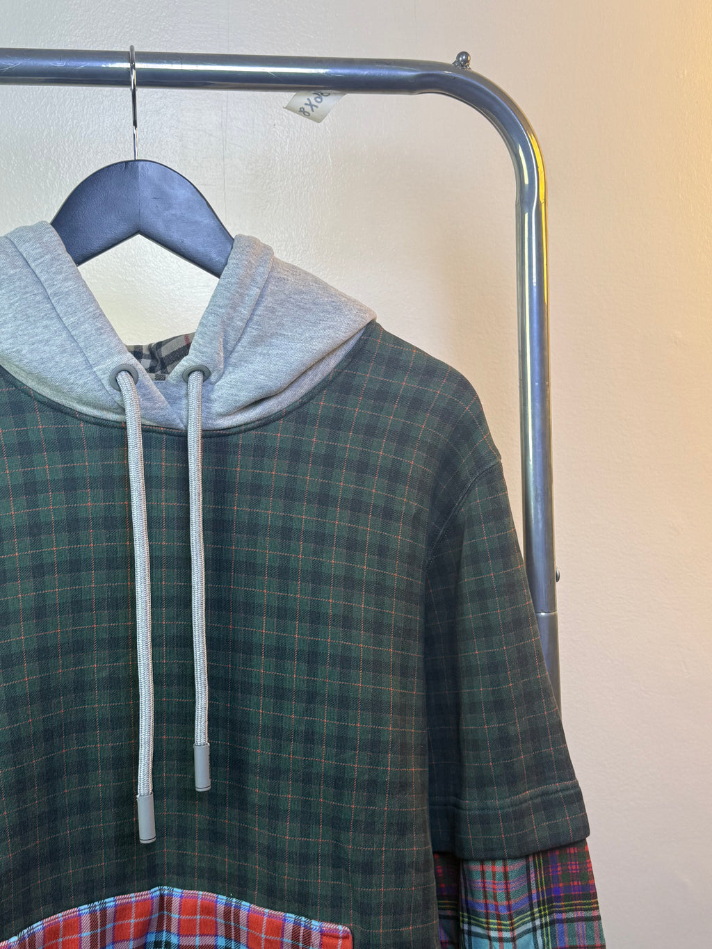 Burberry Plaid Patchwork Multicolor Hoodie