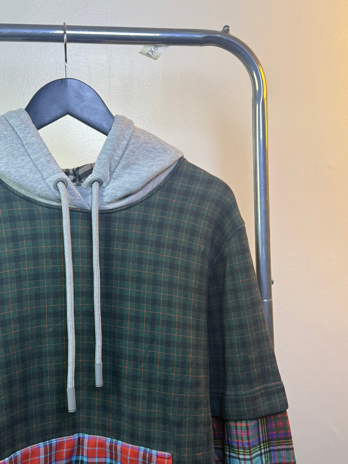 Burberry Plaid Patchwork Multicolor Hoodie