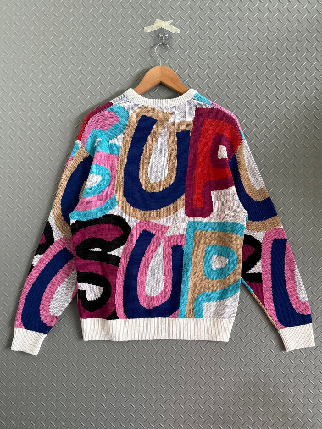 Supreme X Smurf Knitted Sweater - Size S