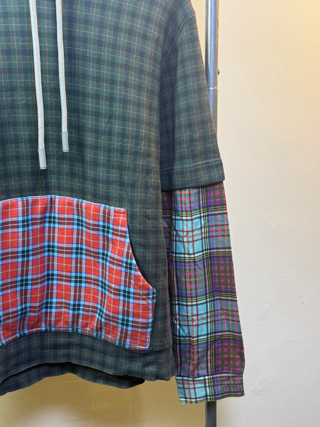 Burberry Plaid Patchwork Multicolor Hoodie