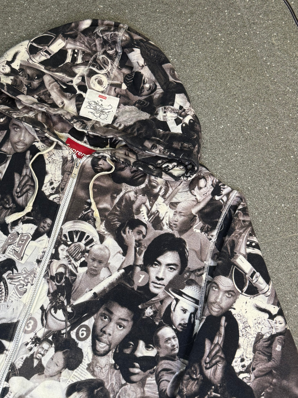 '06 Supreme Phase II Zip Up Hoodie