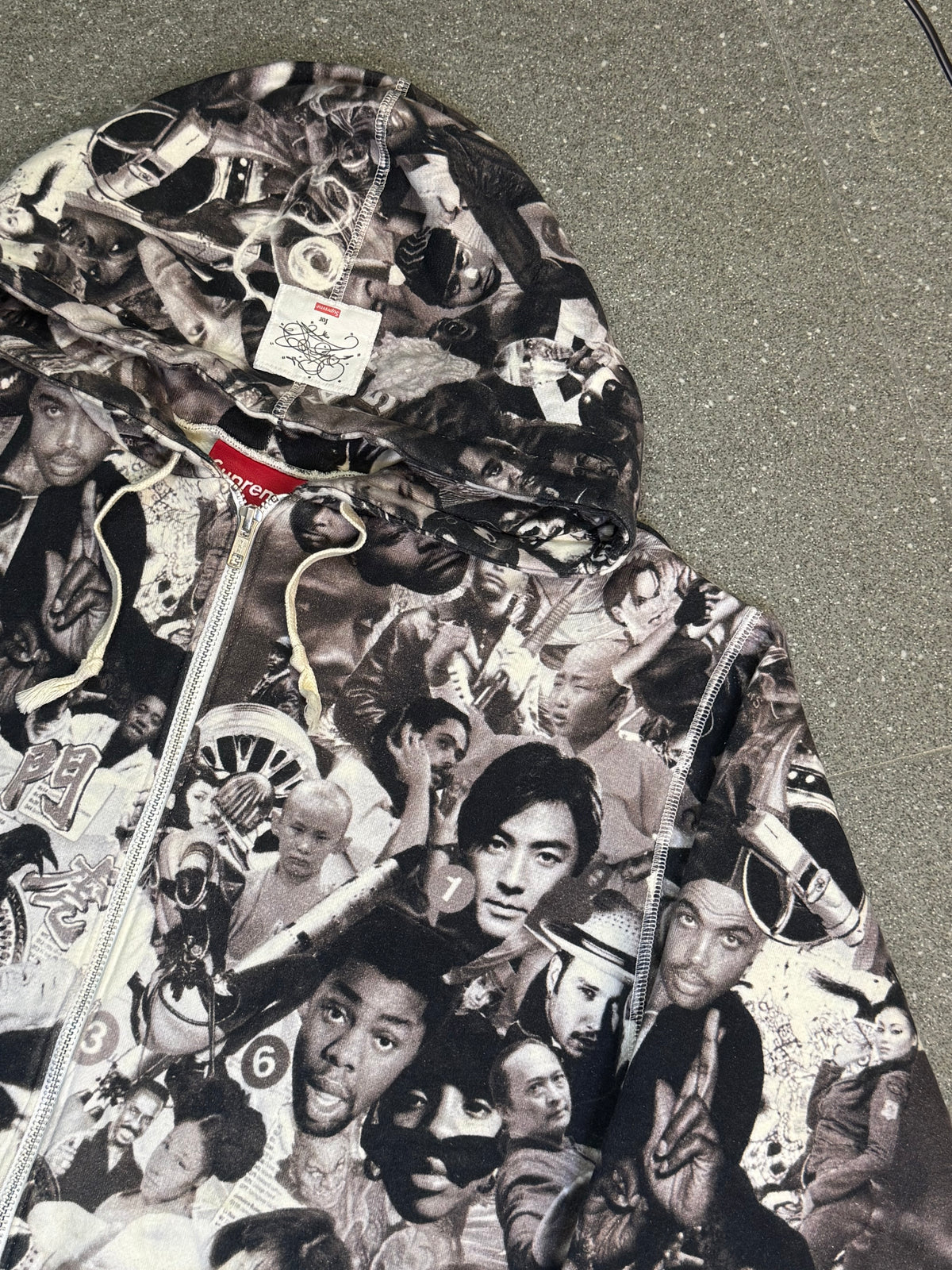 '06 Supreme Phase II Zip Up Hoodie