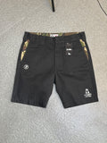 AAPE "APUNVS" Black Cargo Shorts