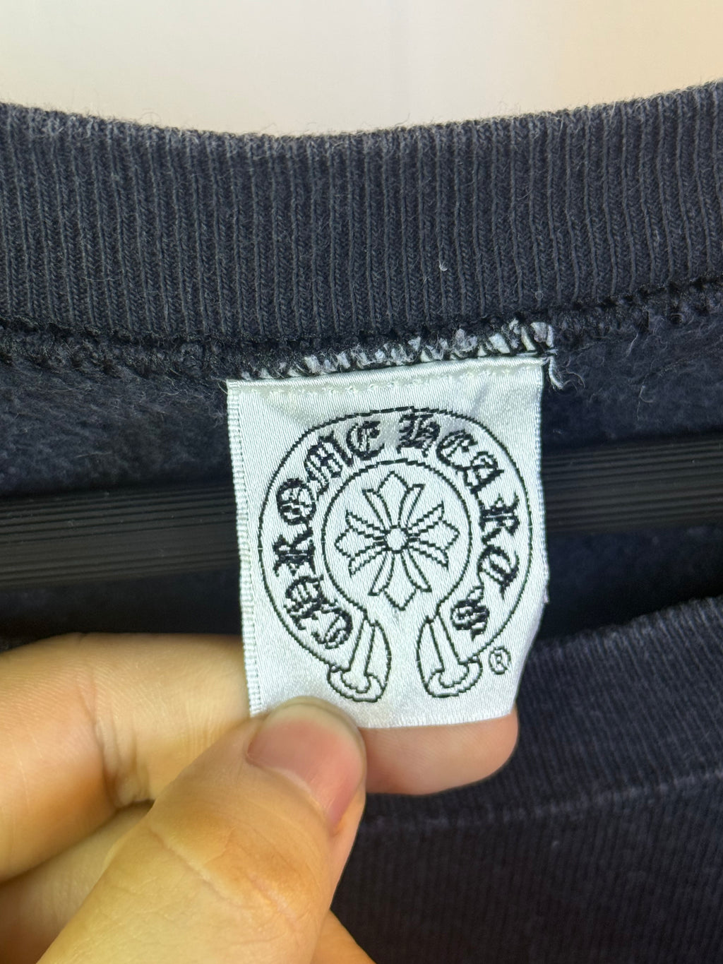 RARE VINTAGE CHROME HEARTS HORSESHOE CREWNECK SWEATER