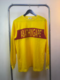 Vintage A Bathing Ape Cycles Yellow Mesh Longsleeve