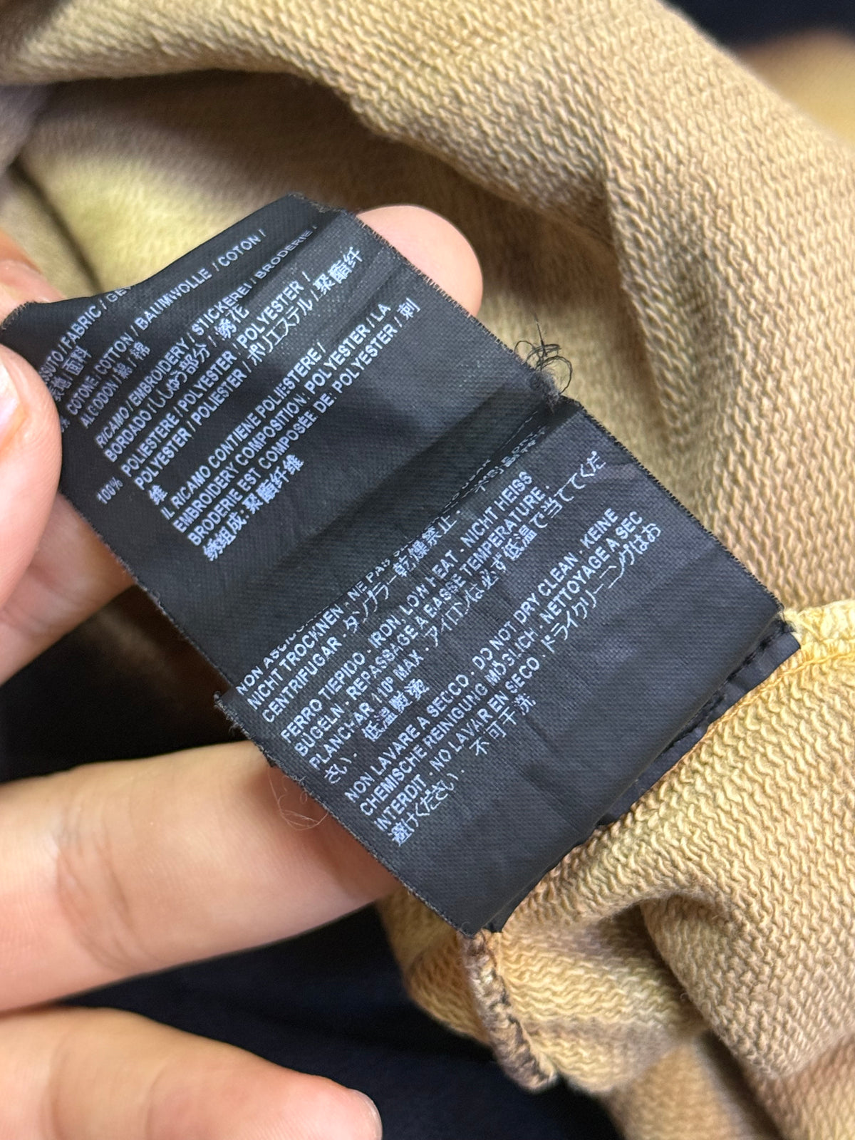 Balenciaga "Homme" Bleached Dyed Sweater