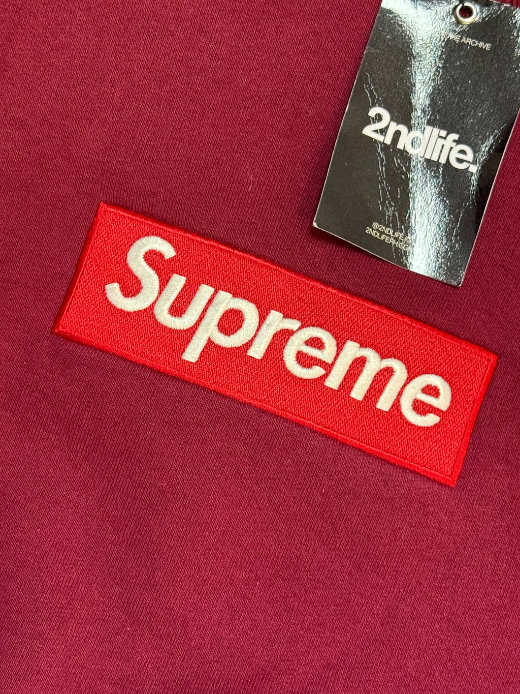 Supreme Box Logo Crewneck (Maroon)