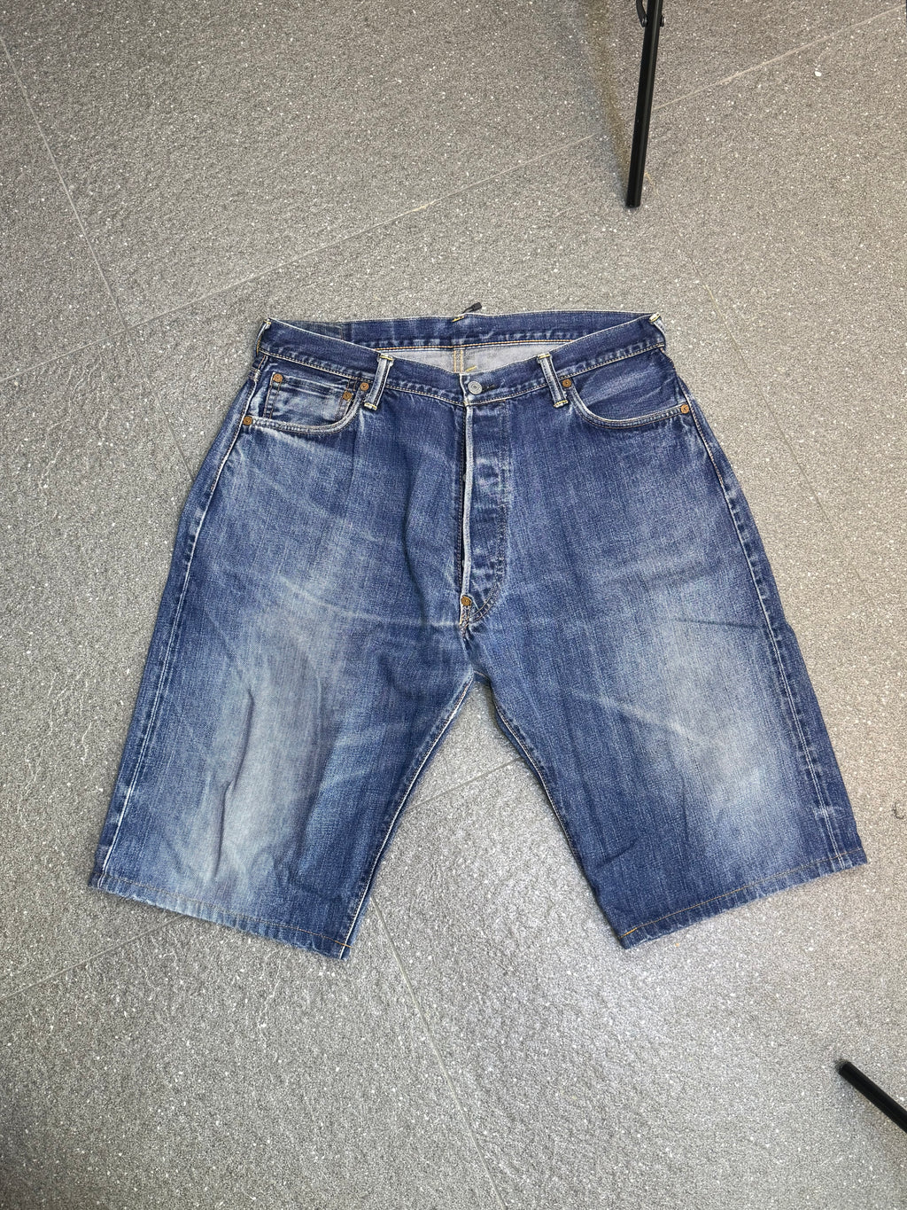 Evisu White Seagull Denim Jorts