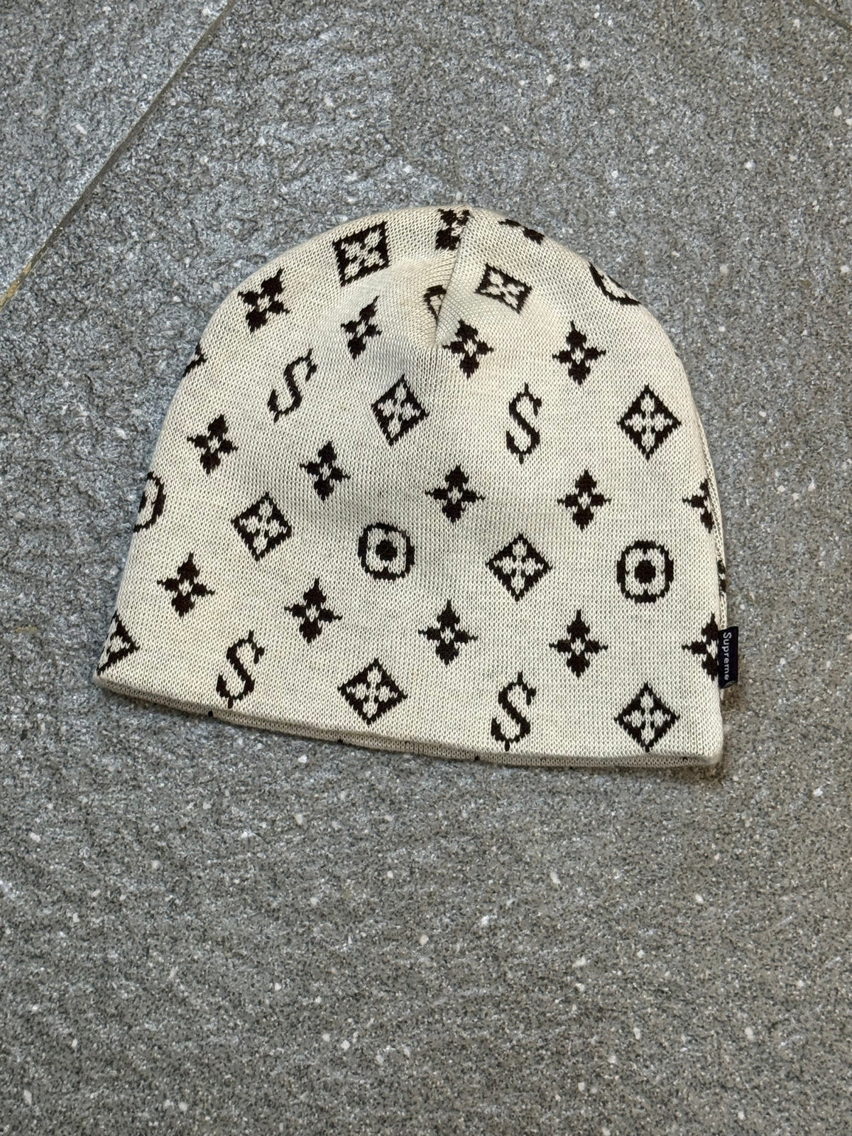 00’s SUPREME LV “BOOT” MONOGRAM BEANIE