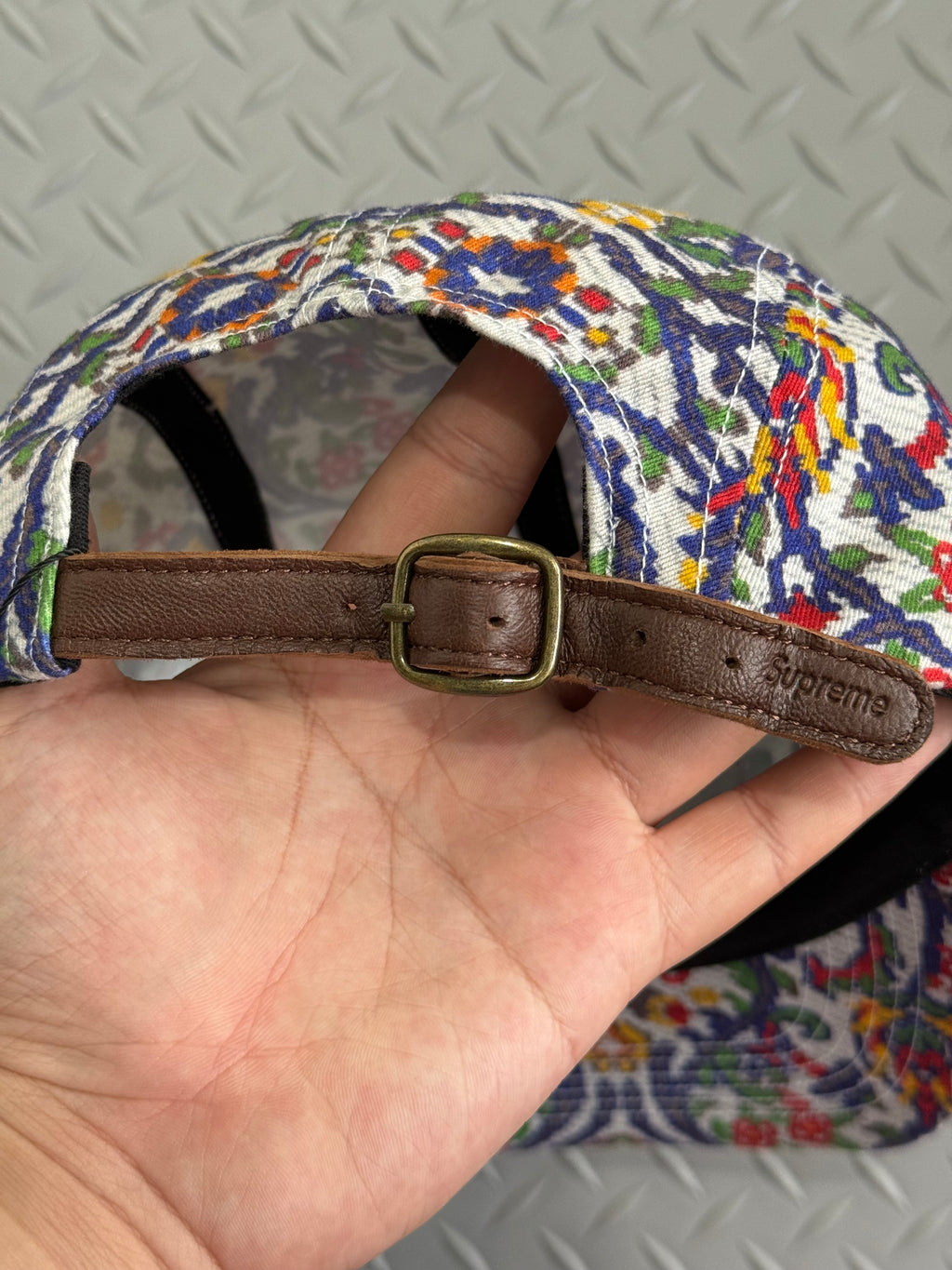 Supreme Washed Chino Twill Camp Cap
