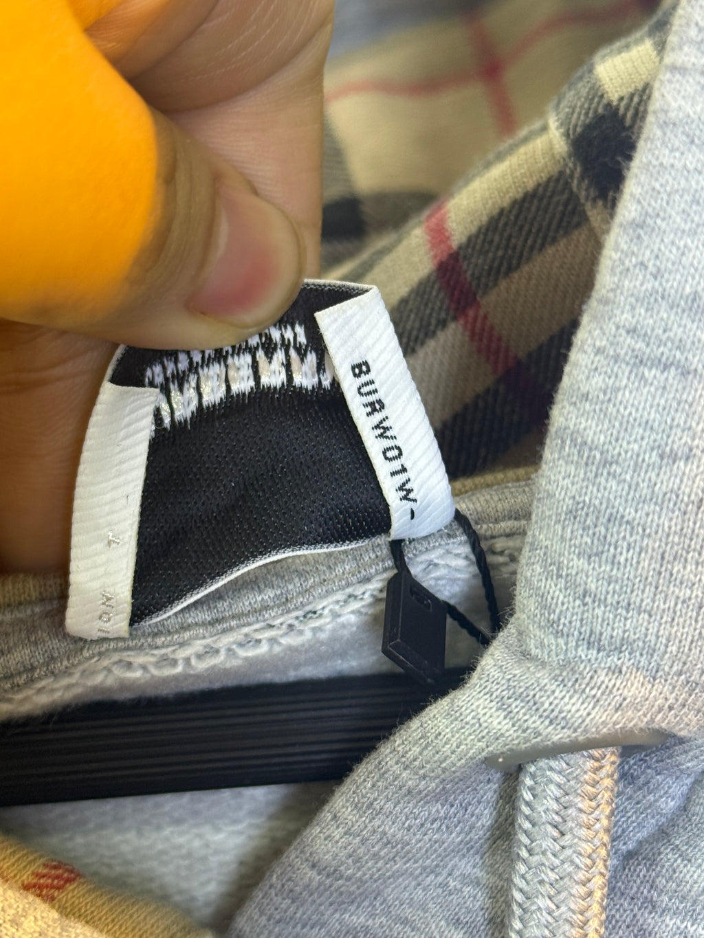 Burberry Plaid Patchwork Multicolor Hoodie
