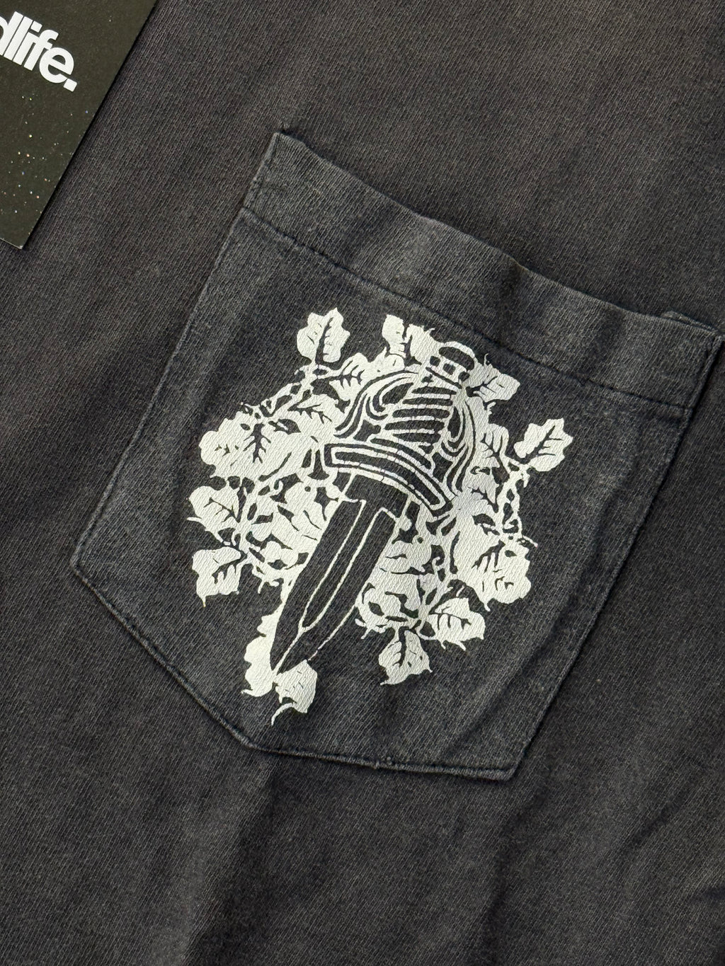 Vintage Faded Chrome Hearts Pocket Dagger Tee