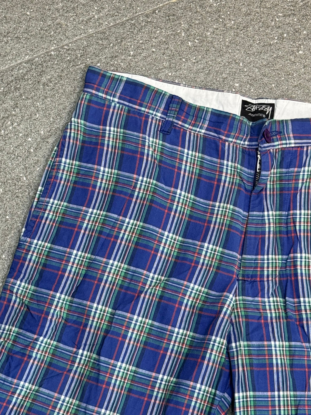 VTG Stussy Plaid Shorts