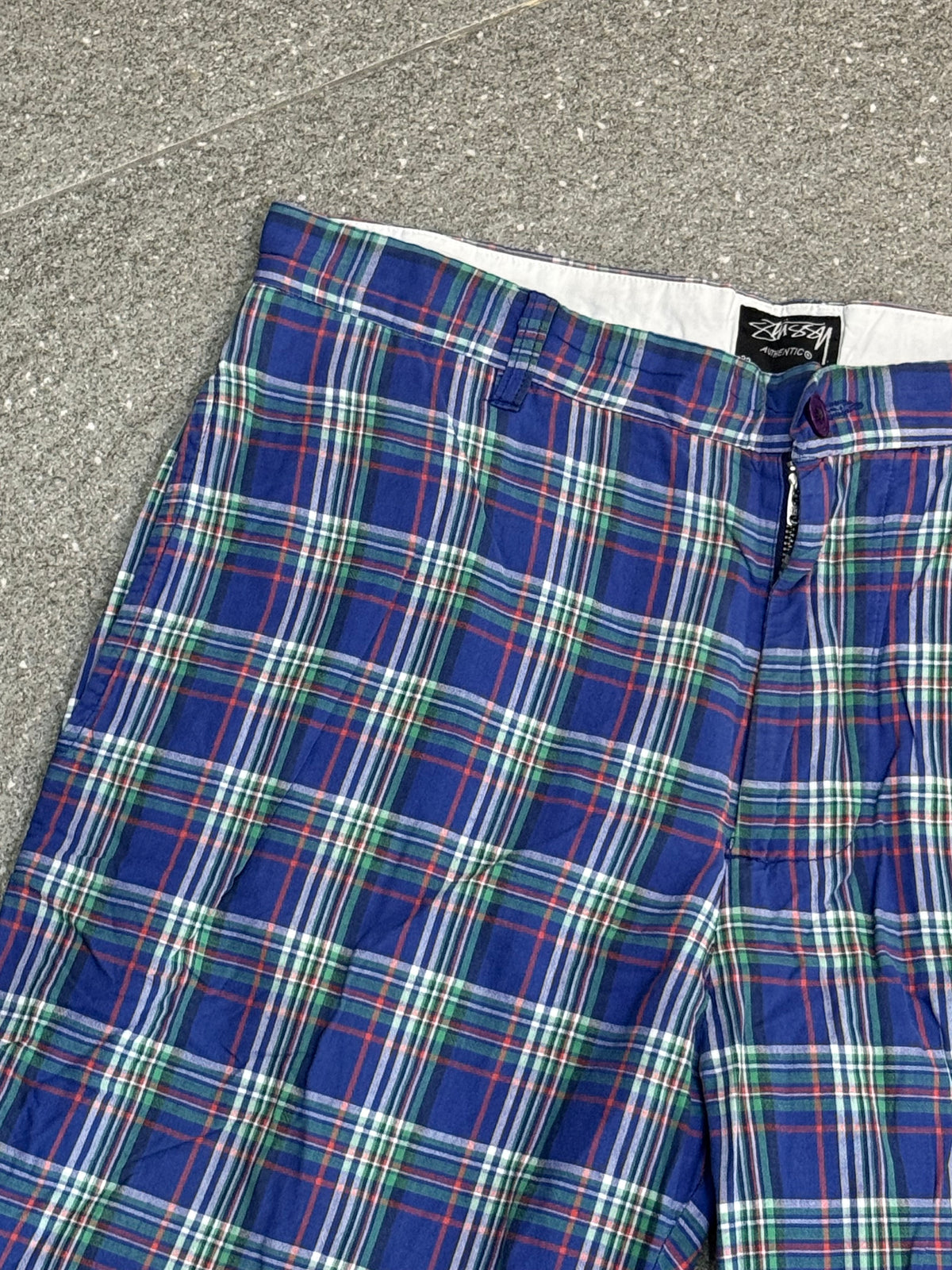 VTG Stussy Plaid Shorts
