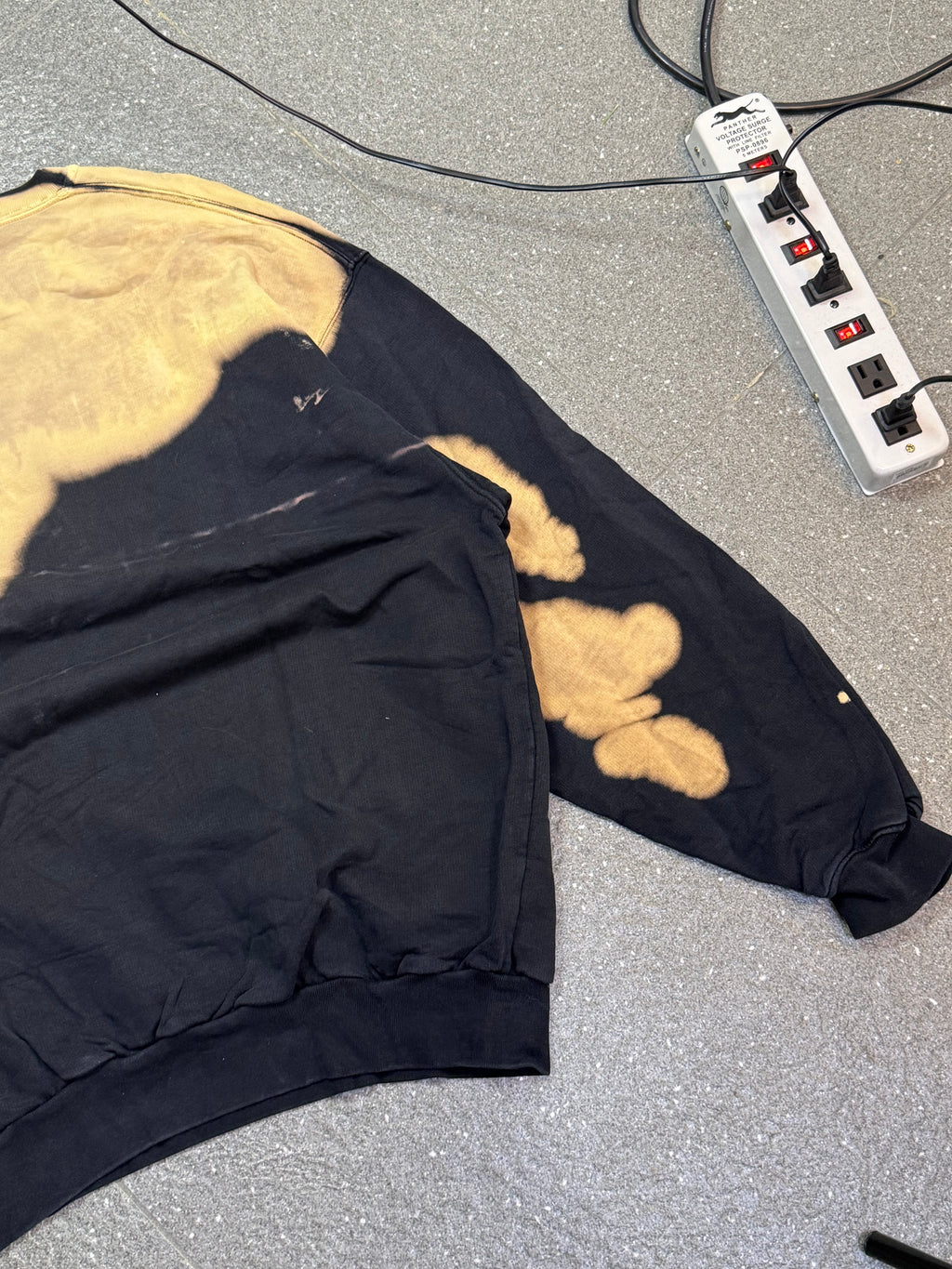 Balenciaga "Homme" Bleached Dyed Sweater