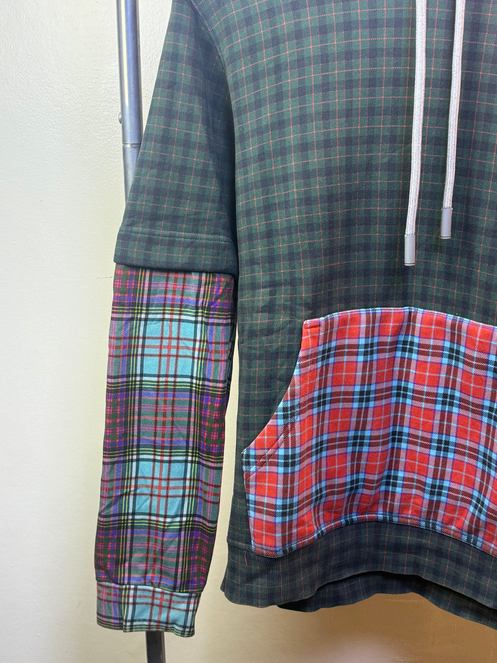 Burberry Plaid Patchwork Multicolor Hoodie
