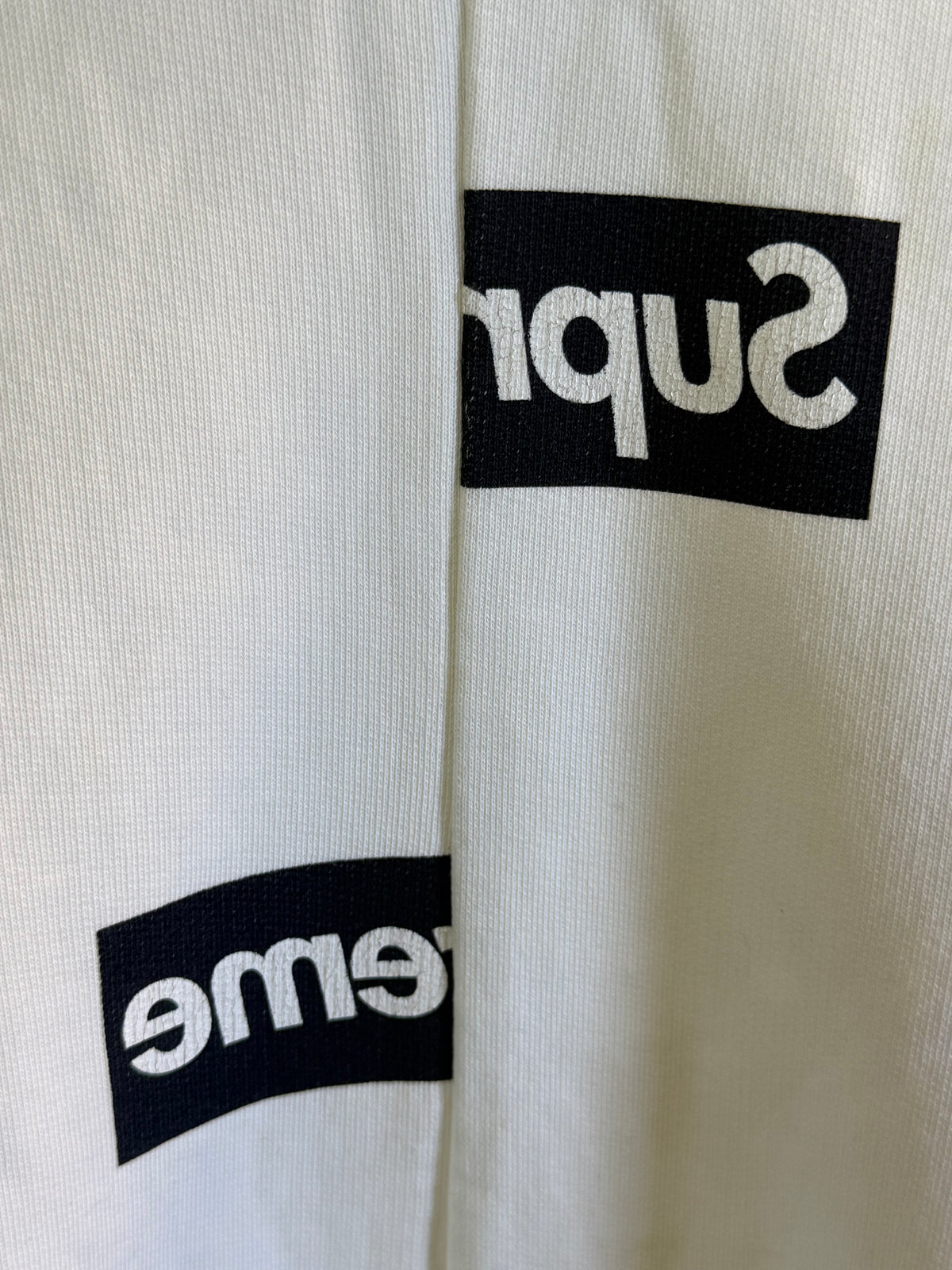 Supreme X Comme Des Garcon SHIRT Split Box Logo Hoodie