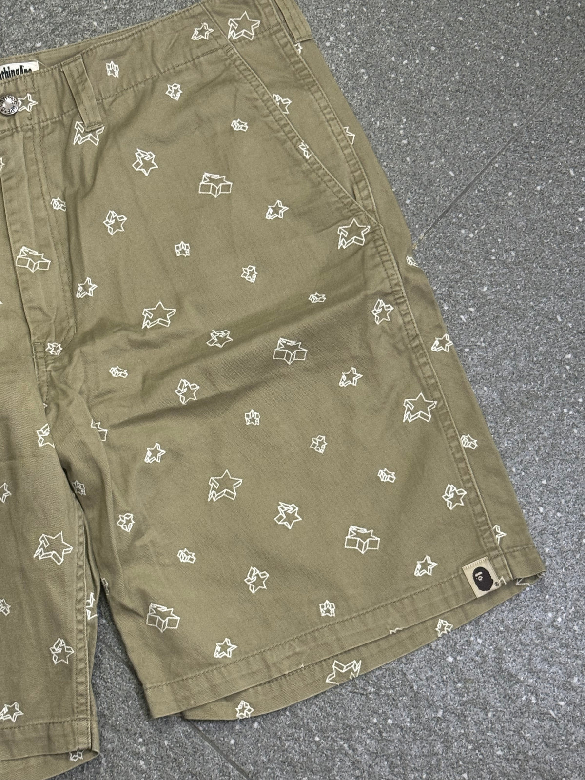 A Bathing Ape GITD Bapesta Shorts