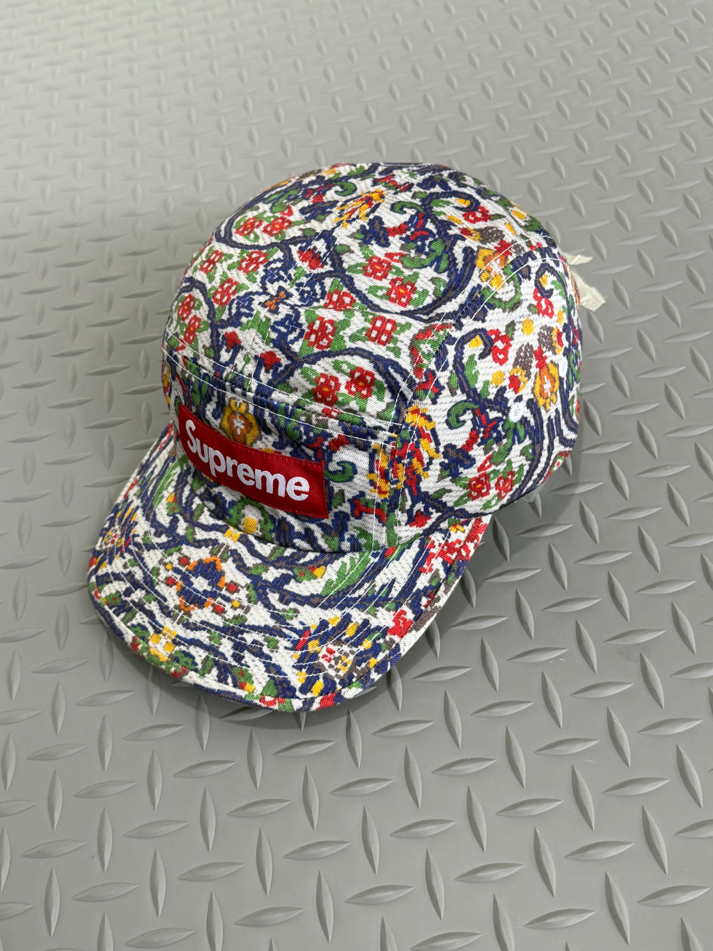 Supreme Washed Chino Twill Camp Cap