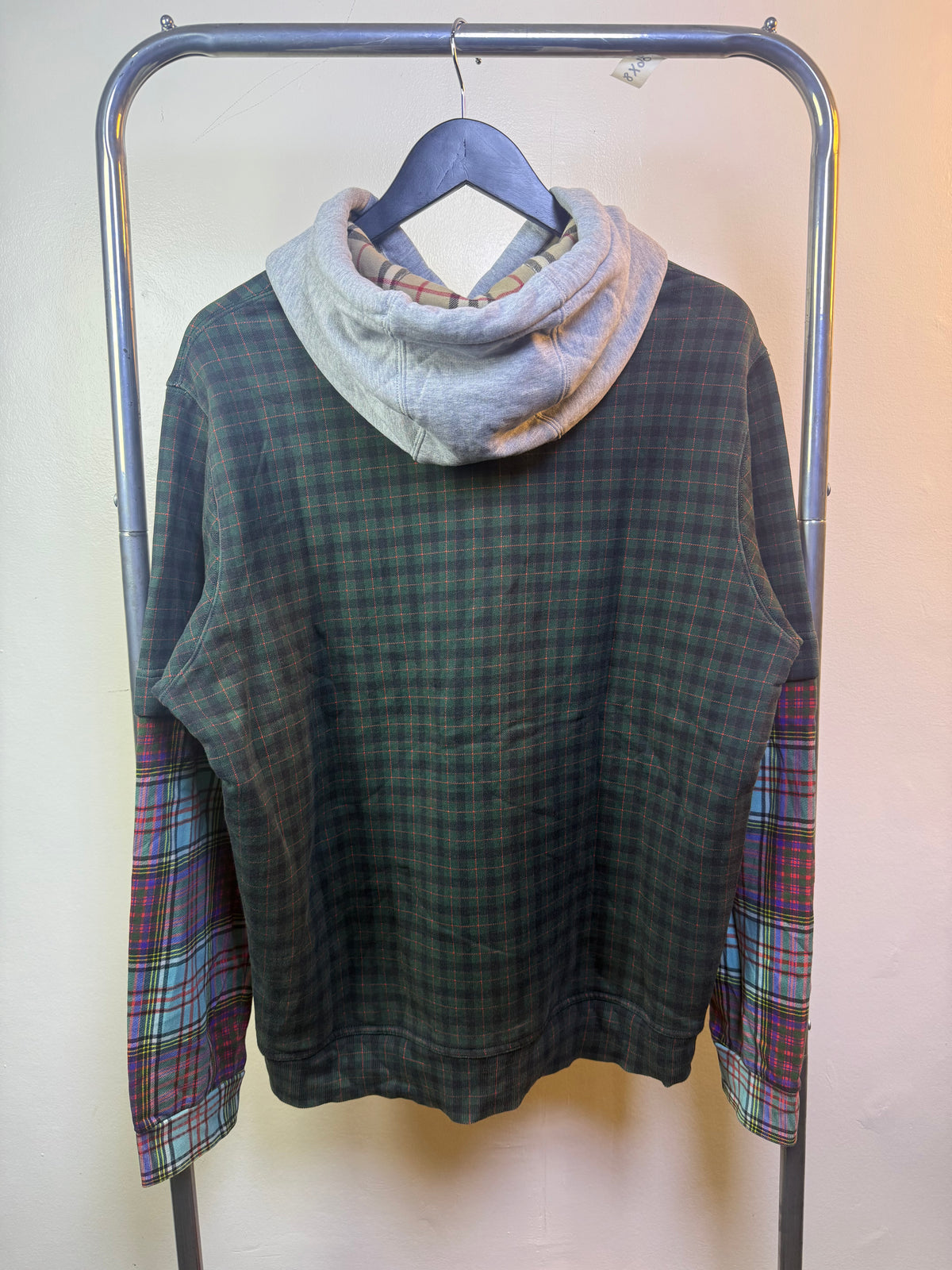 Burberry Plaid Patchwork Multicolor Hoodie