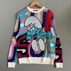 Supreme X Smurf Knitted Sweater - Size S