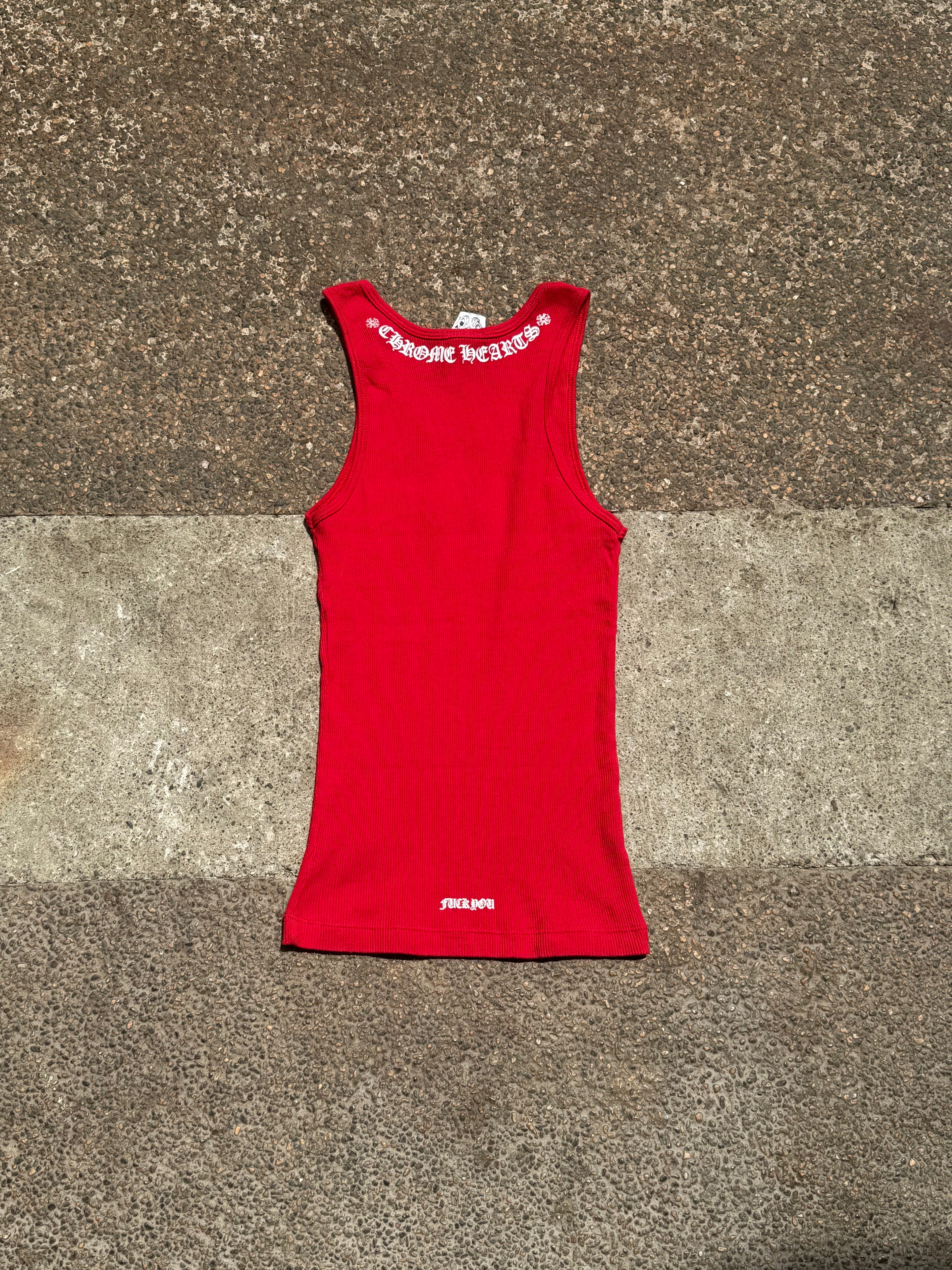 Chrome Hearts Floral Tank Top - Size M
