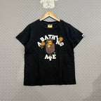 A Bathing Ape College Logo Tee - Size S (LADIES)