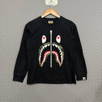 A Bathing Ape Shark Longsleeve Tee - S (LADIES)