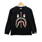 A Bathing Ape Shark Longsleeve Tee - S (LADIES)