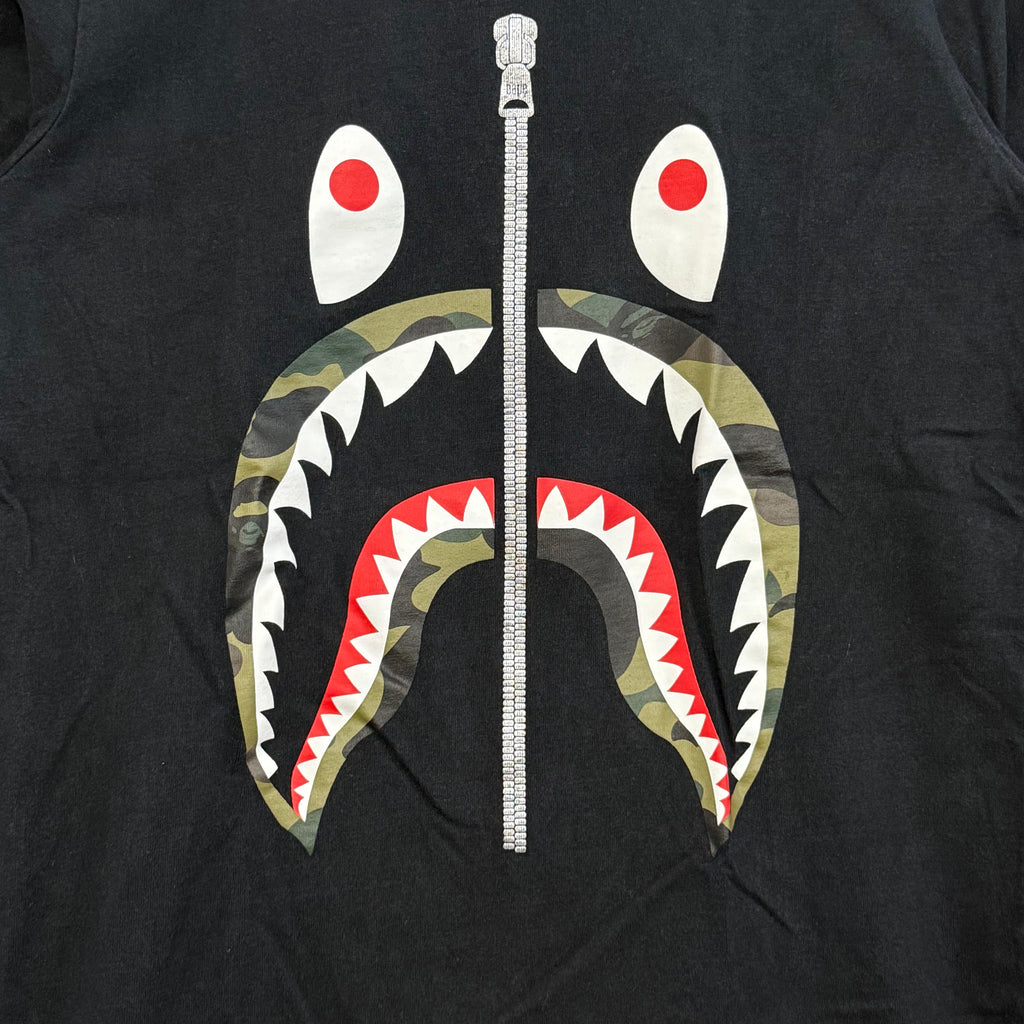 A Bathing Ape Shark Longsleeve Tee - S (LADIES)