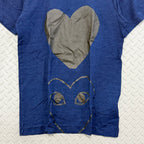 Play CDG Tee Black on Blue YZ-T015 - Size L