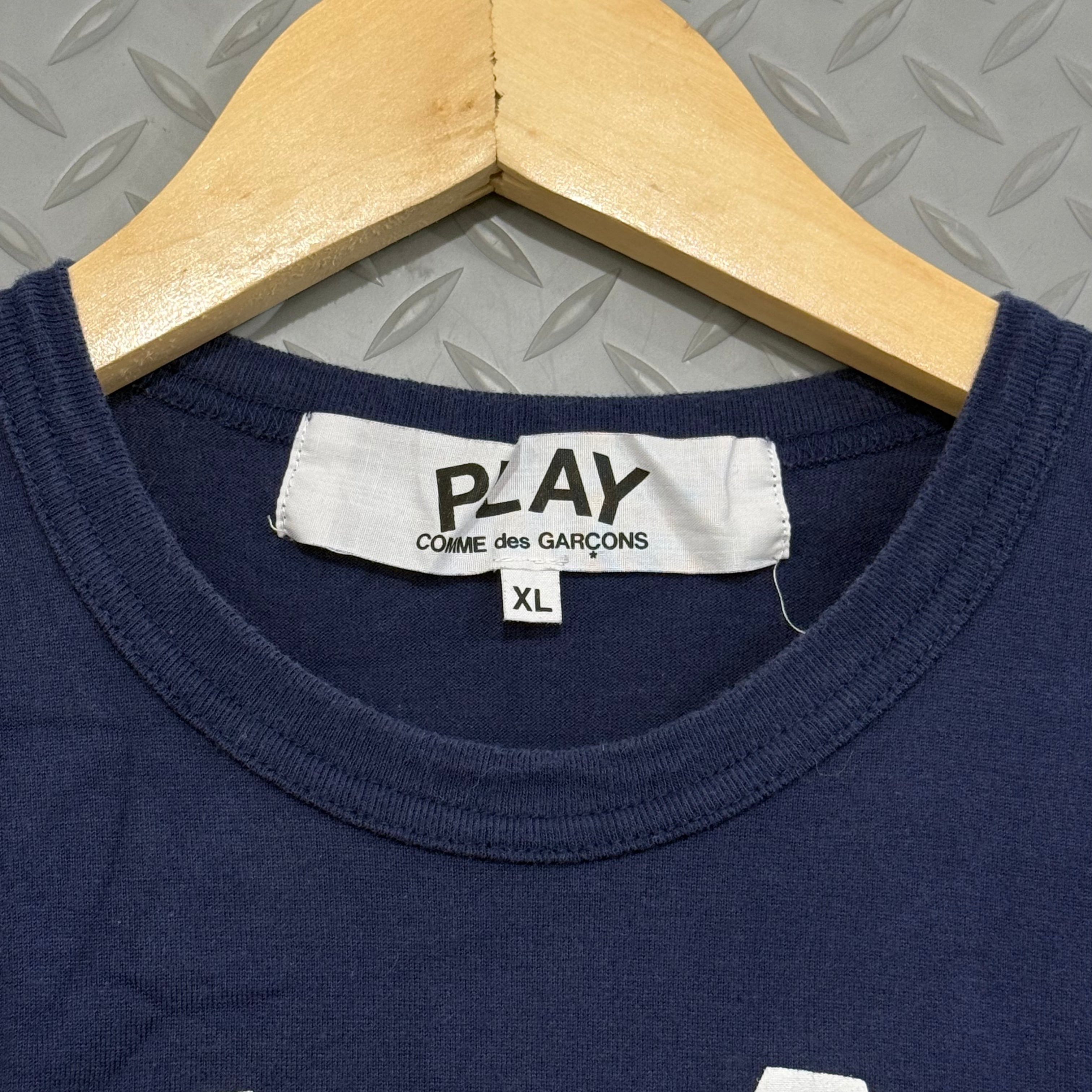 Play CDG Script Tee AZ T176 - Size XL