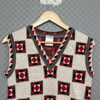 CHANEL Runway FW 2007 Multicolor Cashmere Vest - Size S