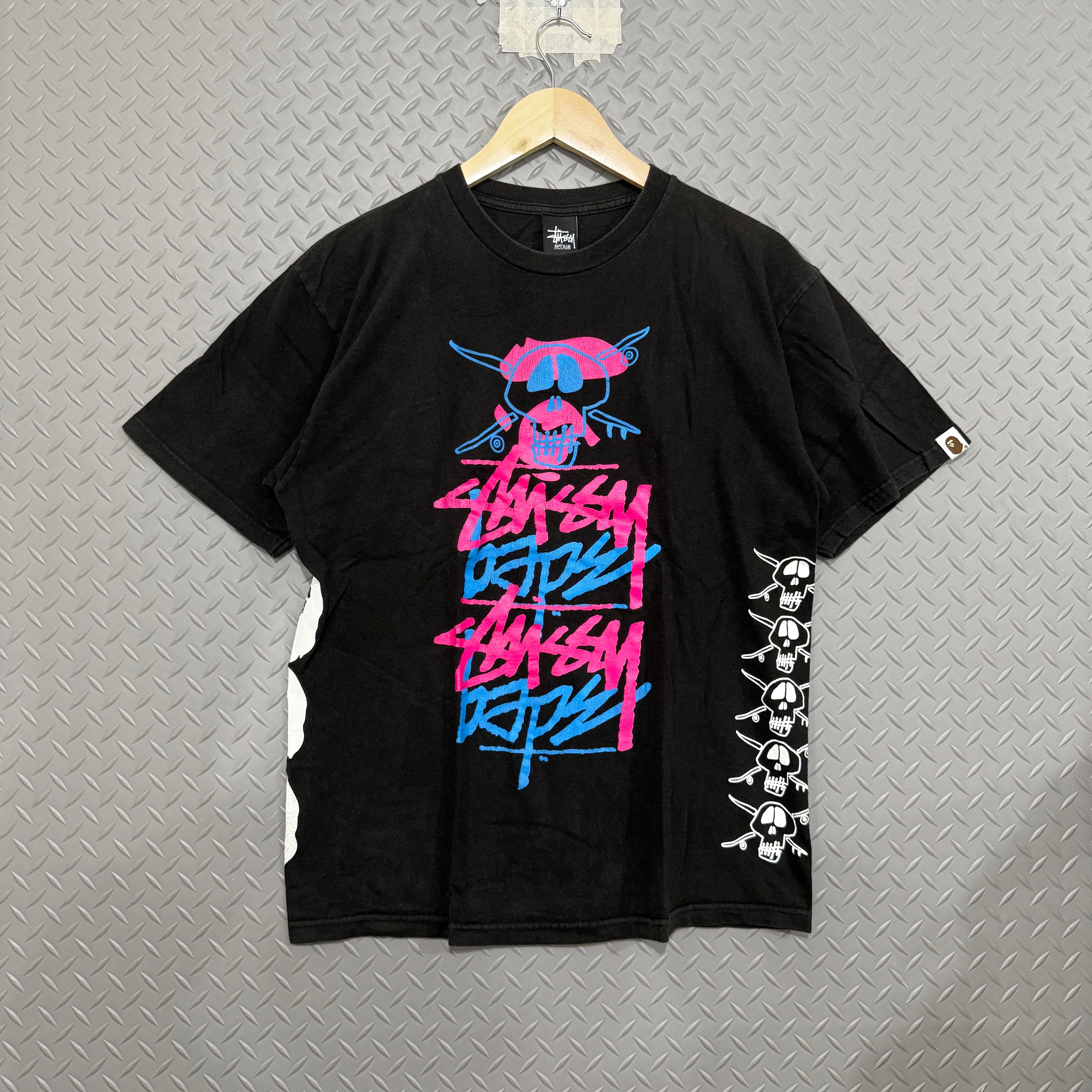 BAPE X Stussy T Shirt - Size M
