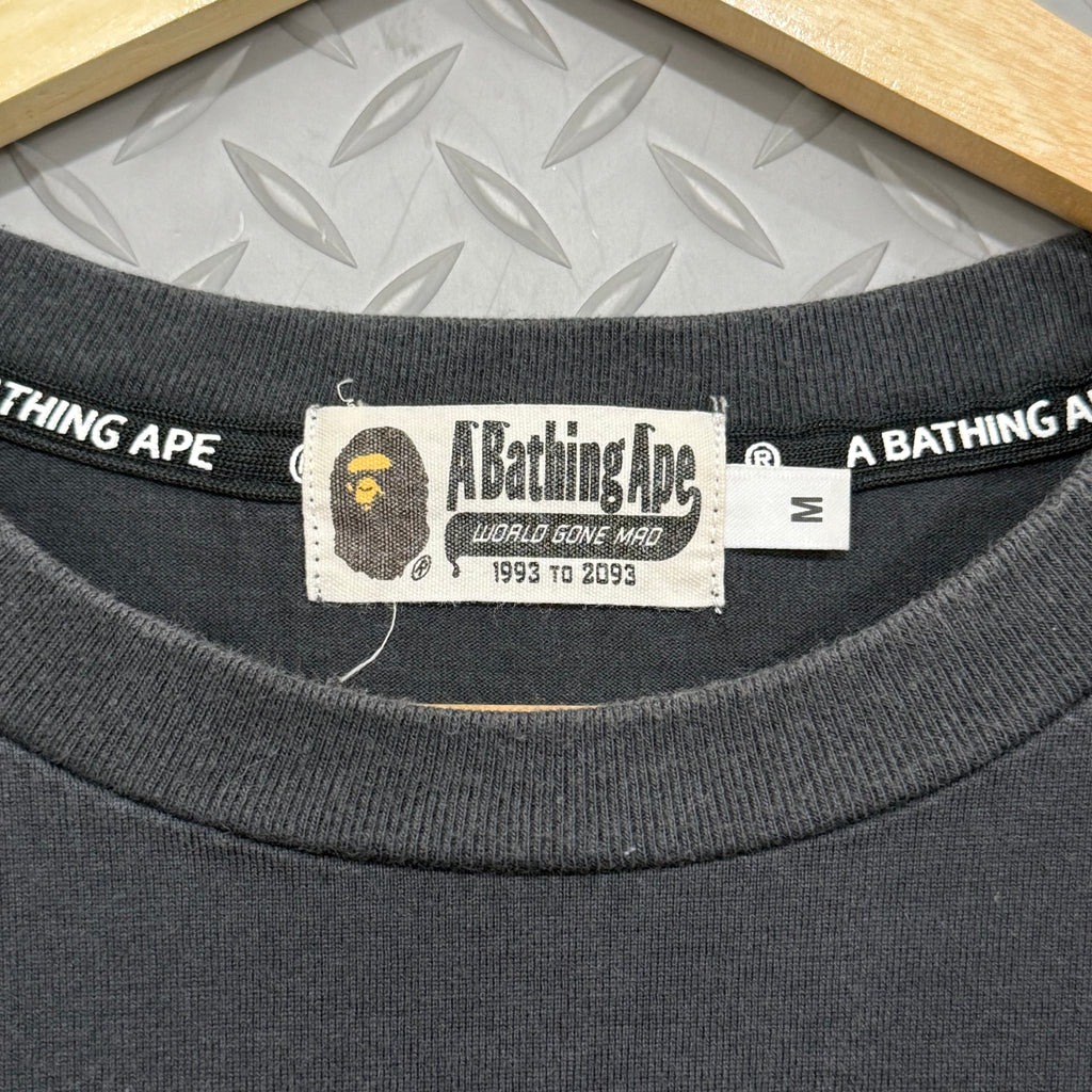 A Bathing Ape Multi Motif Longsleeve Tee - Size M